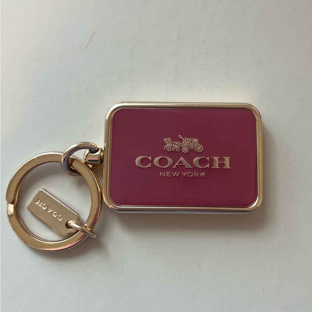 Coach Gold Keychain